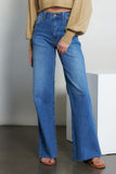 HIGH WAISTED WIDE LEG JEANS