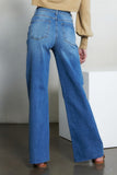 HIGH WAISTED WIDE LEG JEANS