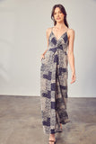 PAISLEY PRINTED CAMI JUMPSUIT